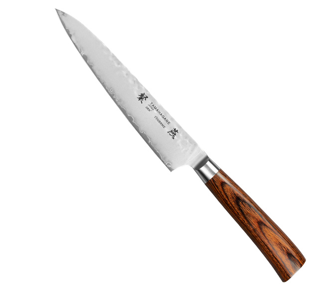 Tamahagane Tsubame Brown VG-5 Nóż uniwersalny 15 cm