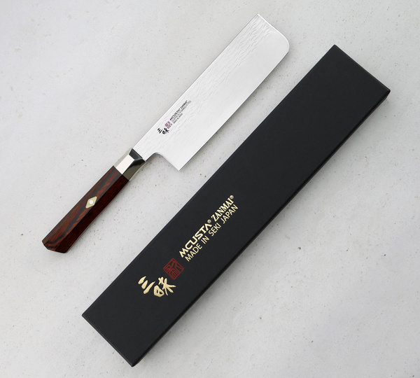 Mcusta Zanmai VG-10 Supreme Ripple Nóż Nakiri 16,5 cm