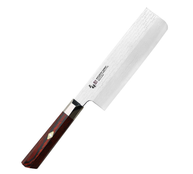 Mcusta Zanmai VG-10 Supreme Ripple Nóż Nakiri 16,5 cm