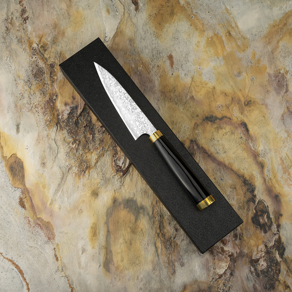 Takeshi Saji Art Fuji on Lake R-2 Nóż uniwersalny 13 cm + Saya