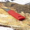 Kanetsune 420J2 Nóż Kiridashi 4 cm Czerwony