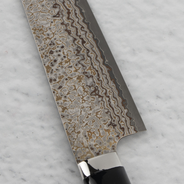Takeshi Saji Art Black Color VG-10 Nóż Szefa kuchni 24 cm