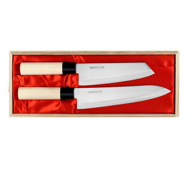 Satake Megumi Zestaw Nóż Bunka + Szefa