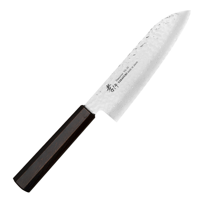 Sakai Takayuki Nanairo VG-10 Retro Nóż Santoku 17 cm