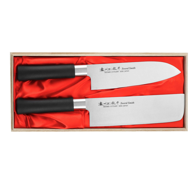 Satake Saku PP Zestaw Nóż Santoku + Nakiri