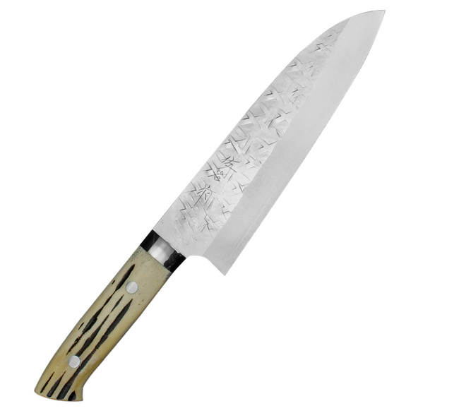 Takeshi SRS-13 Róg Jeleni Nóż Santoku 18 cm