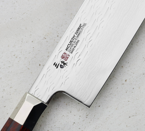 Mcusta Zanmai VG-10 Supreme Ripple Nóż Nakiri 16,5 cm