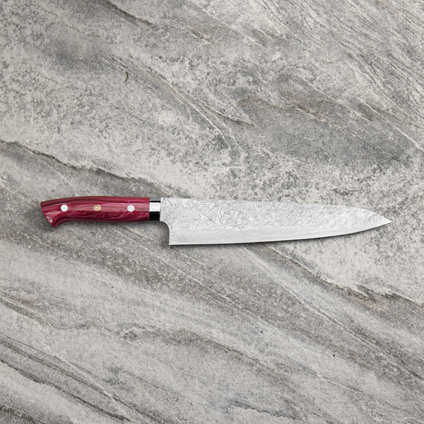 Takeshi Saji Red Turquoise R2 Nóż Szefa kuchni 24 cm