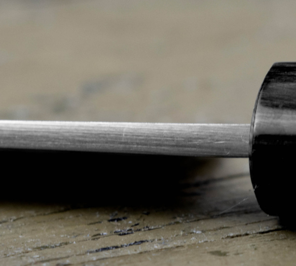 Hideo Kitaoka Shirogami Satin Nóż Kaisaki 12 cm