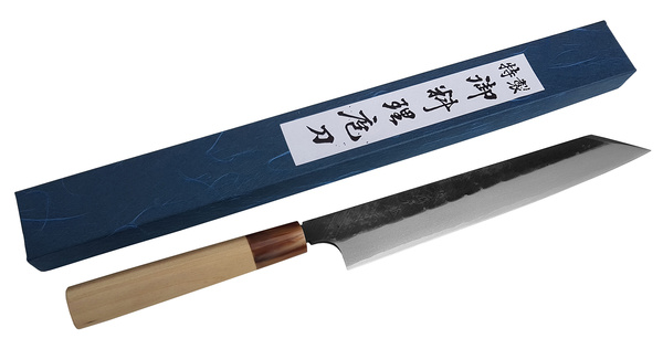 Hideo Kitaoka Nóż Shirogami Black Kiritsuke 24 cm