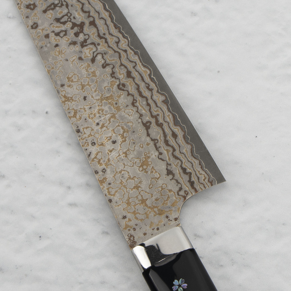 Takeshi Saji Art Black Color VG-10 Nóż Bunka 17 cm