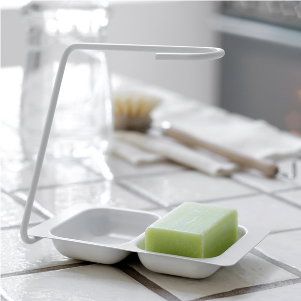 Przybornik na zlew / biały