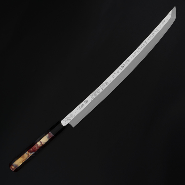 Sakai Takayuki Rinka Silver#3 Nóż Sakimaru 39 cm