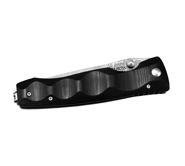 Mcusta Elite Black Micarta Damascus VG-10 8,5 cm