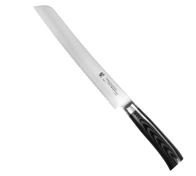 Tamahagane SAN Black VG-5 Nóż do chleba 23 cm