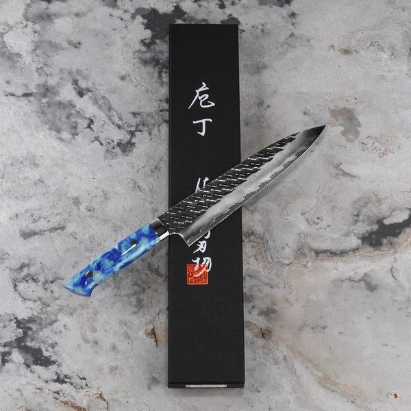 Takeshi Saji STRIX Blue Acrylic Nóż Szefa kuchni 21 cm