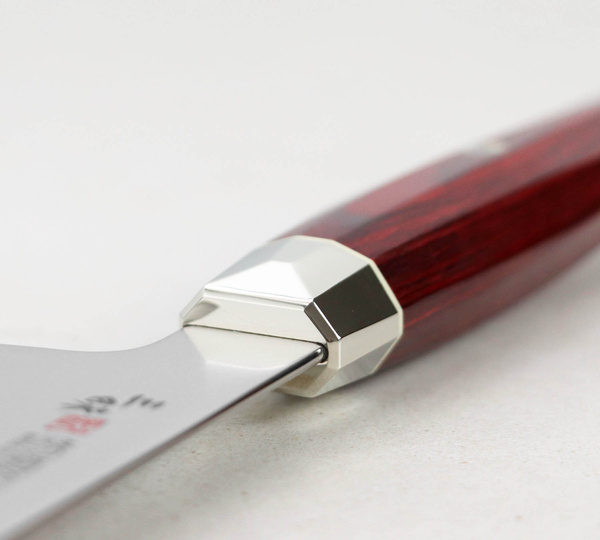 Mcusta Zanmai Red Revolution SPG2 Nóż  Santoku 18 cm