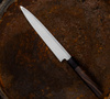 Hideo Kitaoka Shirogami Black Oktagon Nóż Yanagi 21 cm
