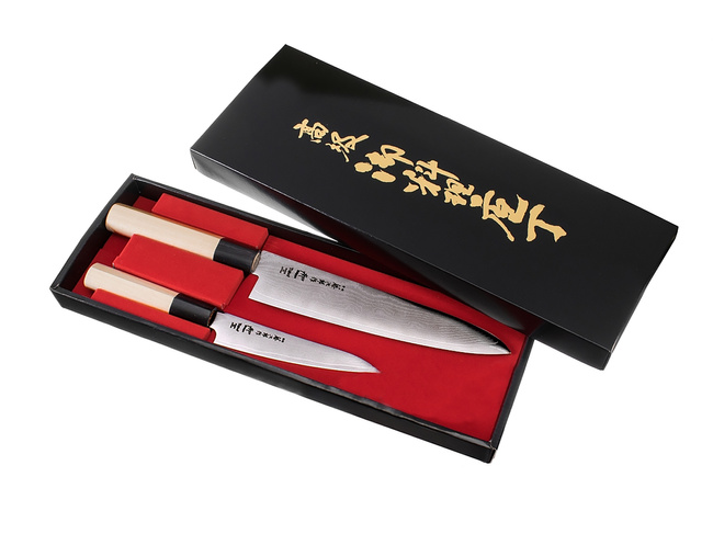 Tojiro Shippu Zestaw noży uniwersalny 13 cm + szefa 21 cm