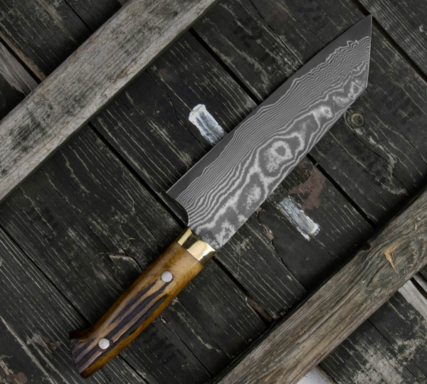 Takeshi Saji YBB Ręcznie kuty nóż Bunka 17 cm VG-10