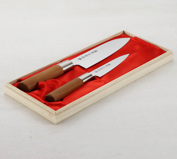 Satake Masamune Zestaw Nóż Santoku + uniwersalny