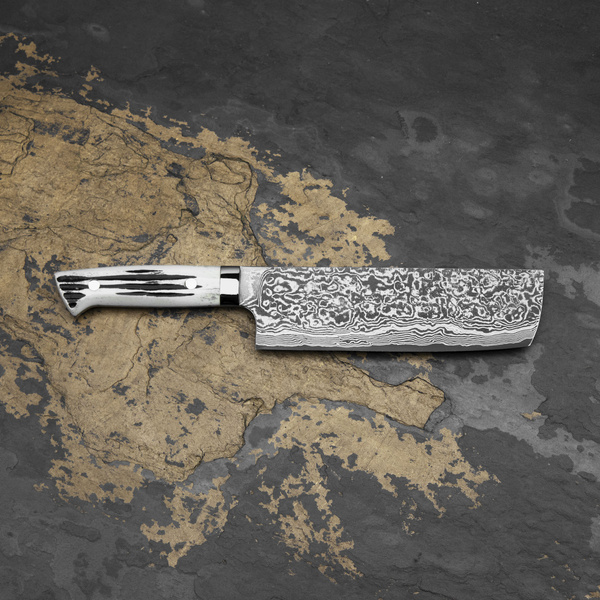 Takeshi Saji WBB Ręcznie kuty nóż Nakiri 17 cm R-2
