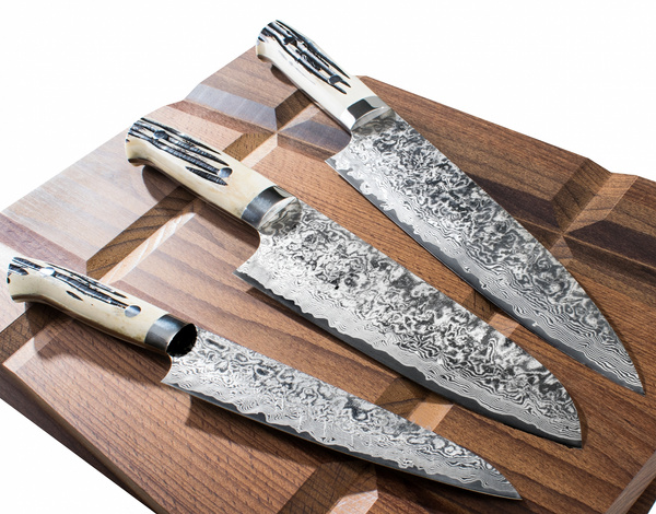 Takeshi Saji WBB Ręcznie kuty nóż Santoku 18 cm R-2