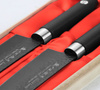 Satake Swordsmith Black Zestaw Nóż Szefa + Santoku