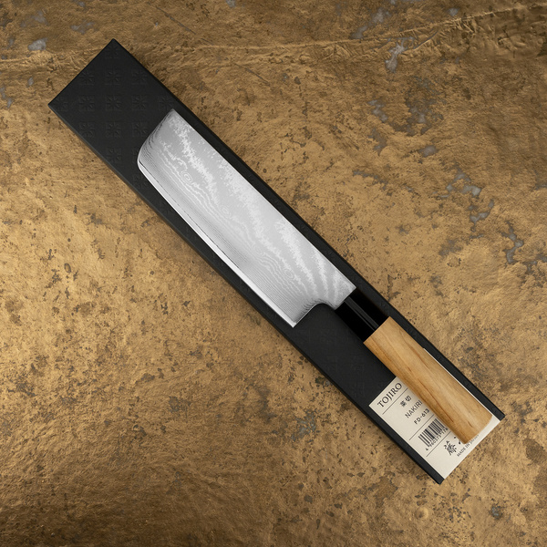 Tojiro Ouran VG-10 Damascus Nóż Nakiri 16,5 cm
