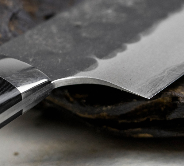 Takeshi Saji Aogami Super Ręcznie kuty nóż Santoku 18 cm