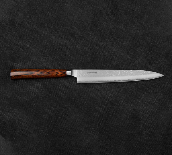 Tamahagane Tsubame Brown VG-5 Nóż Sashimi 21 cm