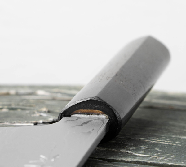 Hideo Kitaoka Shirogami Satin Damascus Nóż Kamagata Usuba 18 cm
