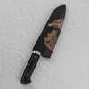 Takeshi Saji Art Black Color VG-10 Nóż Bunka 17 cm