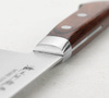 Satake Unique Shirogami Nóż Santoku 17 cm w drewnianym pudełku