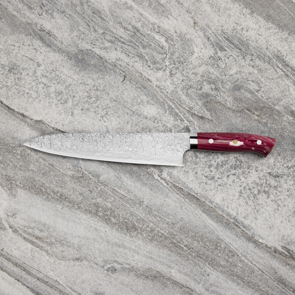 Takeshi Saji Red Turquoise R2 Nóż Szefa kuchni 24 cm