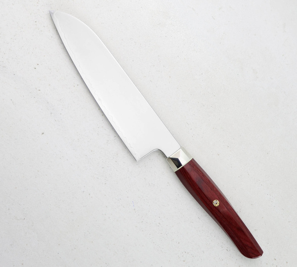 Mcusta Zanmai Red Revolution SPG2 Nóż  Santoku 18 cm