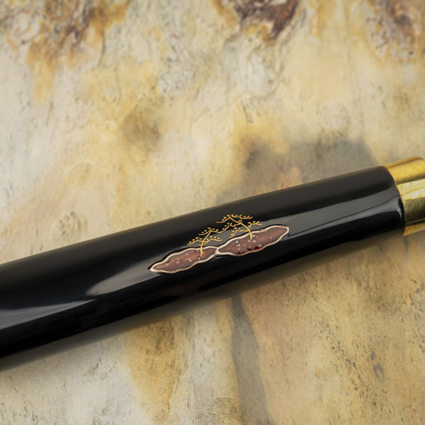 Takeshi Saji Art Tori Fuji on Lake R-2 Nóż uniwersalny 13 cm + Saya