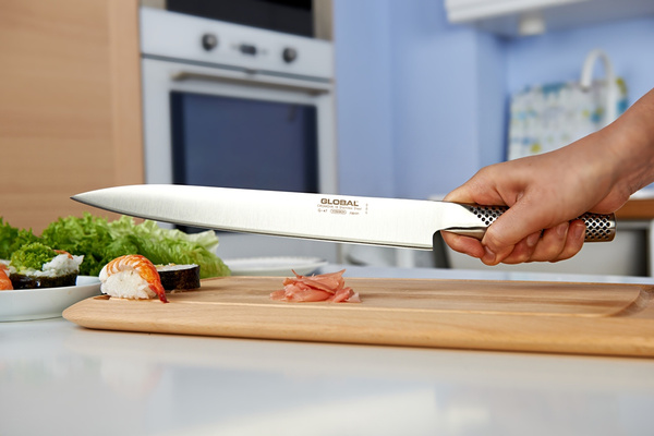 Nóż do plastrowania Sashimi-Yo 25 cm | Global G-47