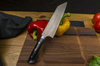 Takeshi Saji Blue Steel Nóż Santoku ręcznie kuty 18 cm