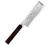 Hideo Kitaoka Shirogami Satin Damascus Nóż Usuba 18 cm