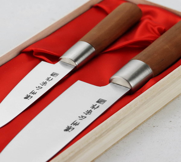 Satake Masamune Zestaw Nóż Santoku + uniwersalny