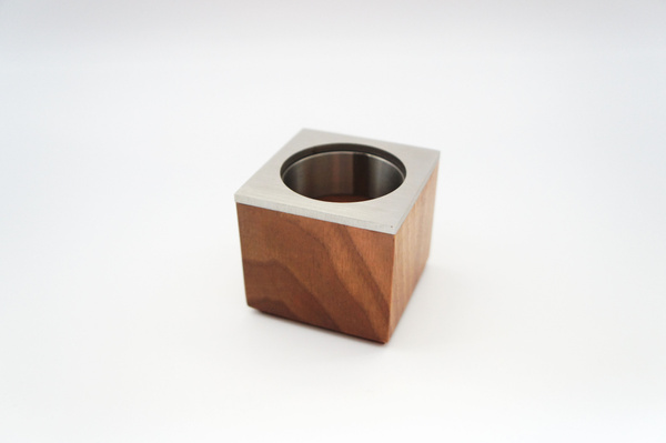 BREKA Świecznik mały 5cm / orzech