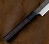 Hideo Kitaoka Shirogami Black Oktagon Nóż Yanagi 24 cm