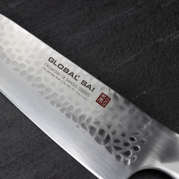 Global SAI Nóż Santoku 19 cm