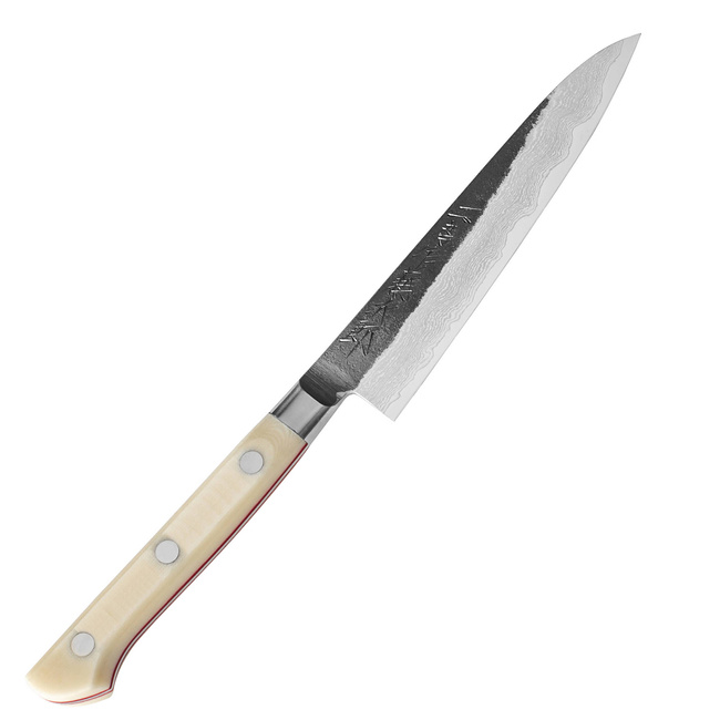 Tojiro Hand Made VG-10 Micarta white, Nóż uniwersalny 12cm