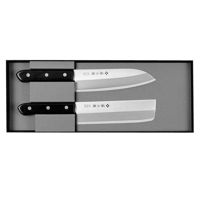 Tojiro DP3 Eco Santoku 17 cm + Nakiri 16,5 cm