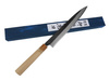 Hideo Kitaoka Nóż Shirogami Black Yanagi 24 cm