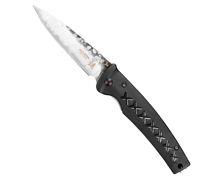 Mcusta Fusion Czarny Damascus VG-10 8 cm