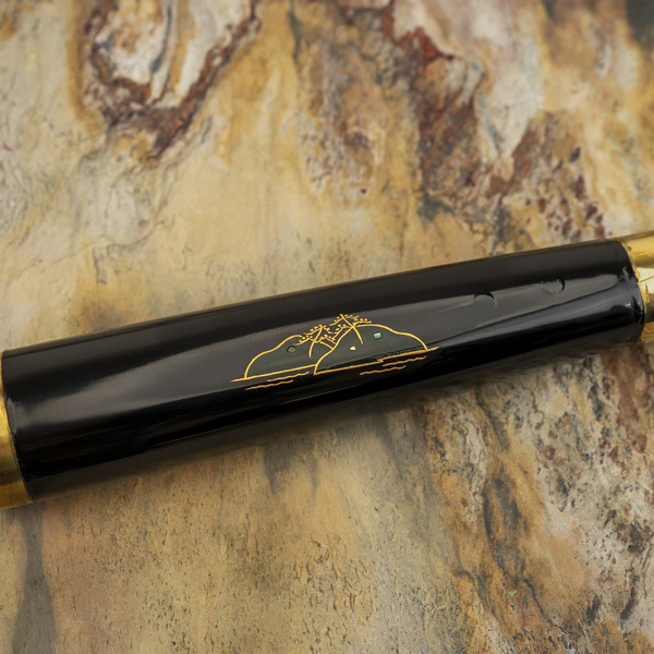 Takeshi Saji Art Fuji on Lake R-2 Nóż uniwersalny 13 cm + Saya