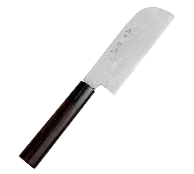 Hideo Kitaoka Shirogami Satin Nóż Kamagata Usuba 12 cm